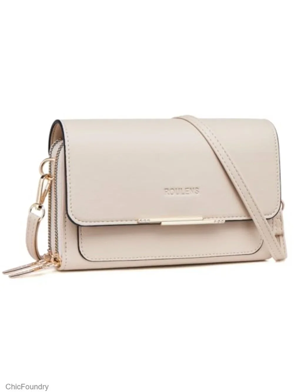 PU Leather Small Crossbody Bag with Card Slots for Women